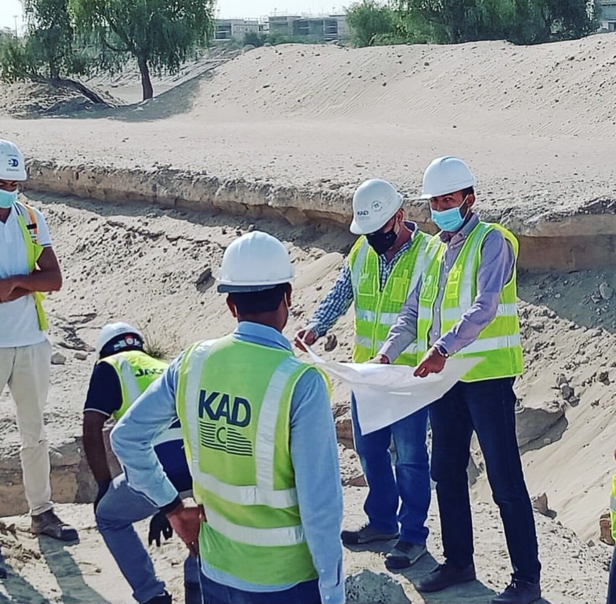 KADConstruction's tweet photo. KAD is back in Dubai Hills. Infrastructure and Road Works resumption after COVID-19 Pandemic #dubai #infrastructure #covid #uae #realestate #investment #property #construction #residential #apartments #housing #propertyinvestment #properties #land https://t.co/rauEY43LDP