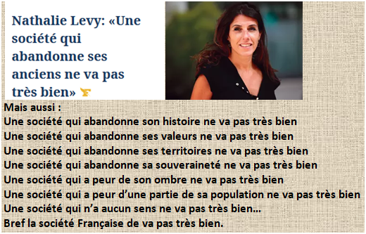 La société Française ne va pas bien, oui, et alors !#NathalieLevy #journalistes