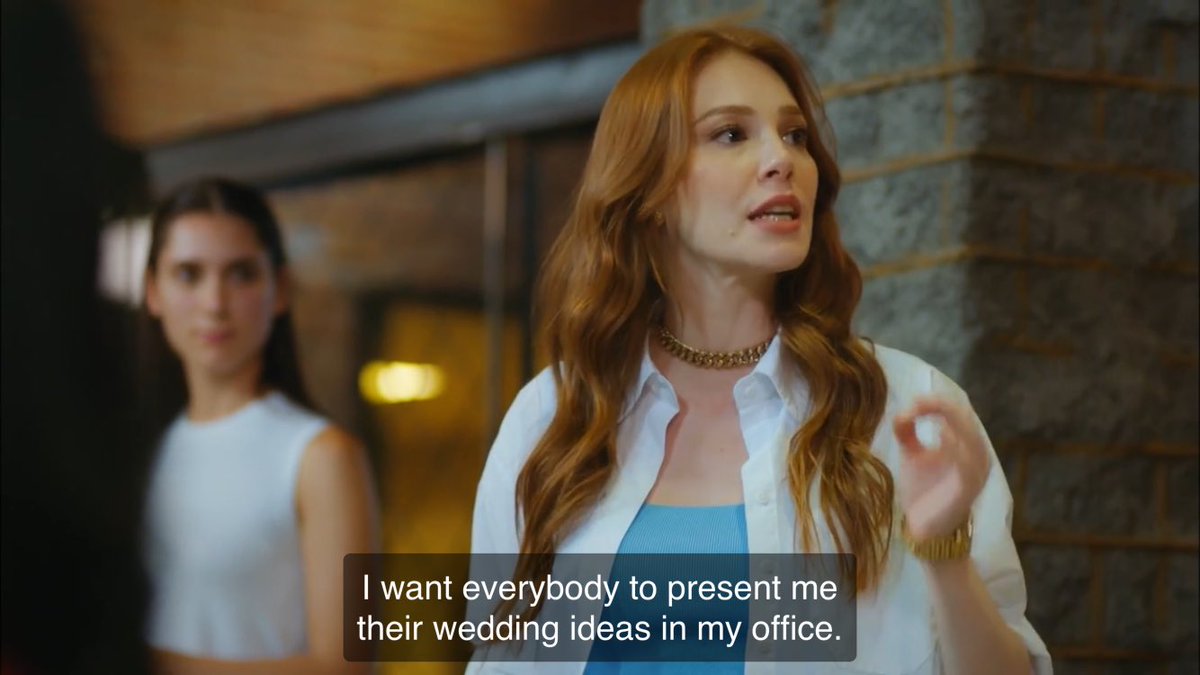 Also, look at her be a boss. Is that why the audience with the clickers can’t appreciate? Not used to seeing a young women this early in the show call the shots in a company—run by women? That there are no male figures she reports to?  #iyigündekötügünde  #elçinsangu