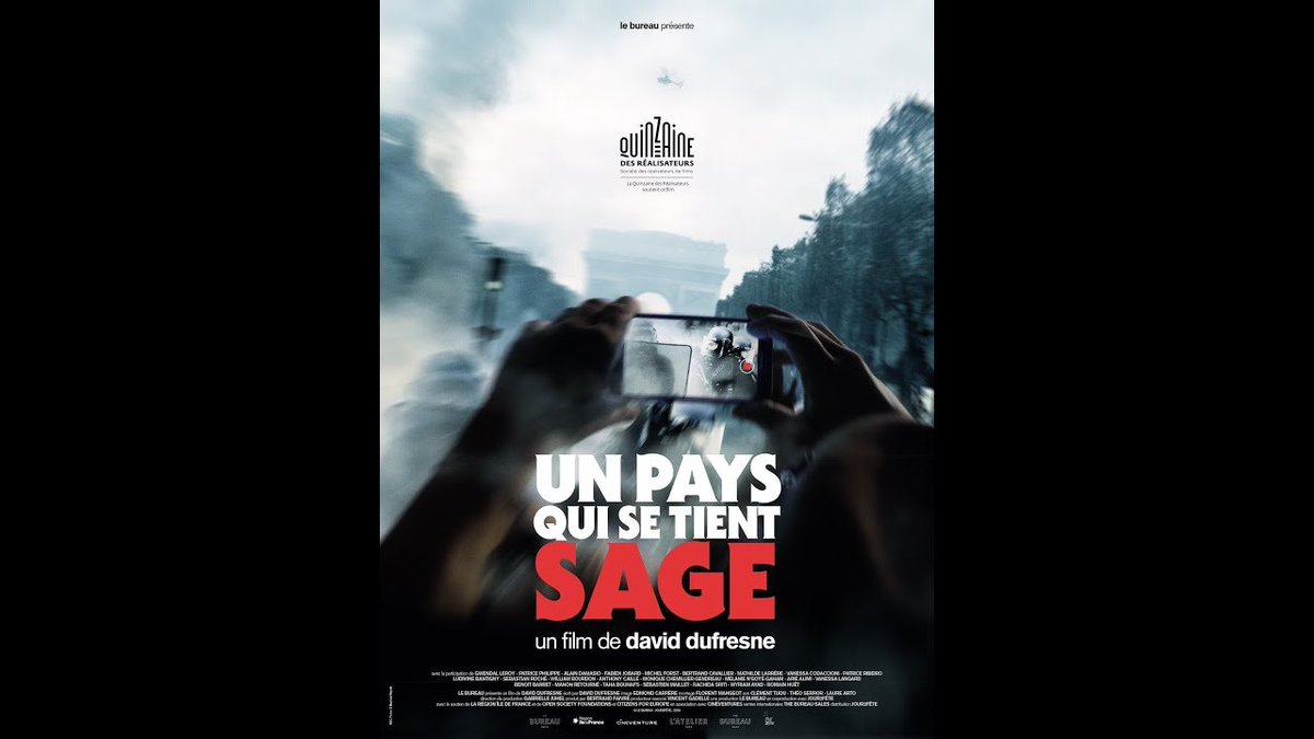 Hier j’ai donc vu ce film : "Un pays qui se tient sage". Je n’ai pas trop pour habitude de commenter ici ce que j’ai vu ou lu mais rarement un film, dont mon camp politique pourrait pourtant se réclamer, ne m’a autant énervé  (1/15)