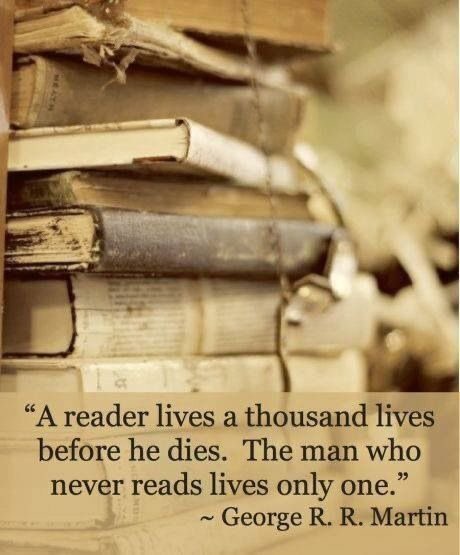 A #reader lives a thousand #lives before he dies. The #man who never #reads lives only one ... So #read and #write #WritingCommunity #amreading  #amwriting #books  #culture #withoutgoodbye #mybook #availableonamazon #writerslife