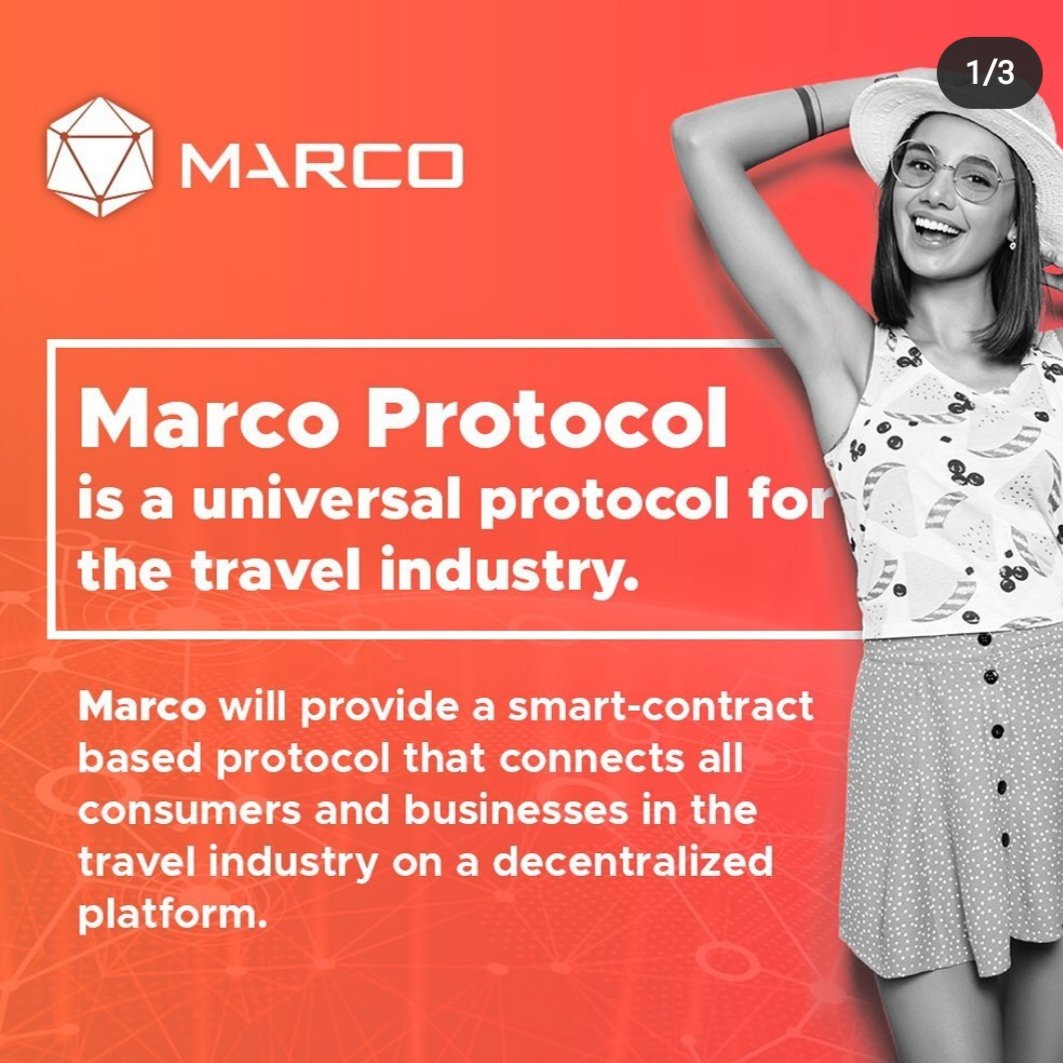 A key aspect of the Marco ecosystem is a content platform with a decentralized incentive mechanism.
#marcotravel
#marco 
#mrc