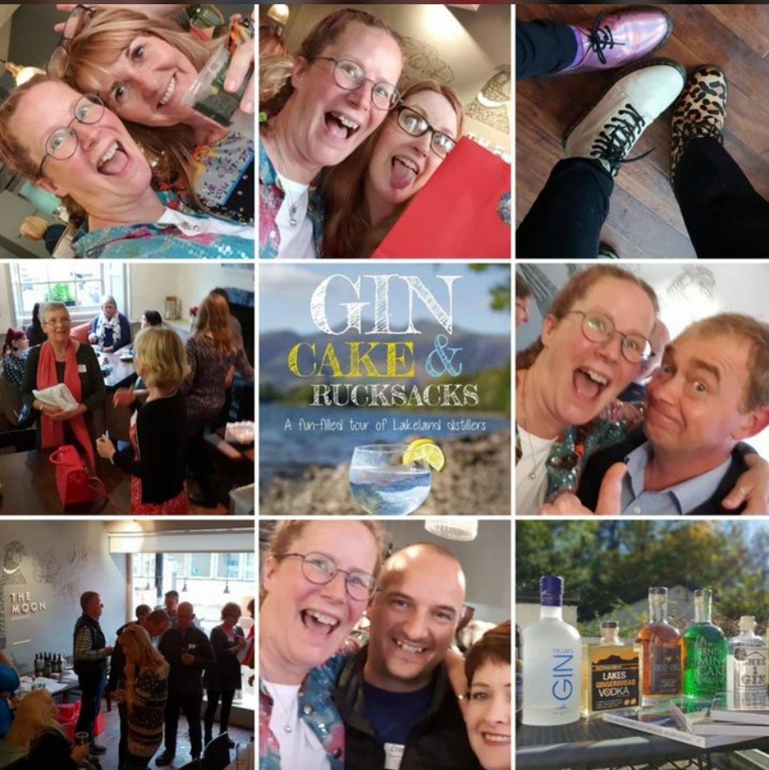 It's 2 years since we launched Gin, Cake &amp; Rucksacks! 😲  Lots has happened since then! 

This pic always reminds me of friends old &amp; new &amp; how much their support means to me. 💖

Buy the book right here:
cumbrianrambler.blogspot.com/p/our-online-b…

#gin #sundayvibes #authors #Writer #lakedistrict