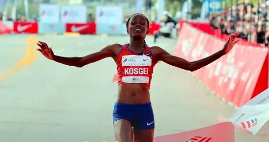 Congratulations to brigid kosgei for a vicious and I conic win at 40th London marathon.