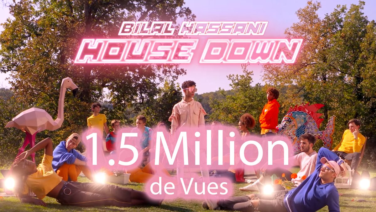 iambilalangel's tweet photo. 🎬• La Music Vidéo de #HouseDown dépasse les 1.5 Million de Vues sur YouTube. 💛🎉 https://t.co/YSUPWZodqD