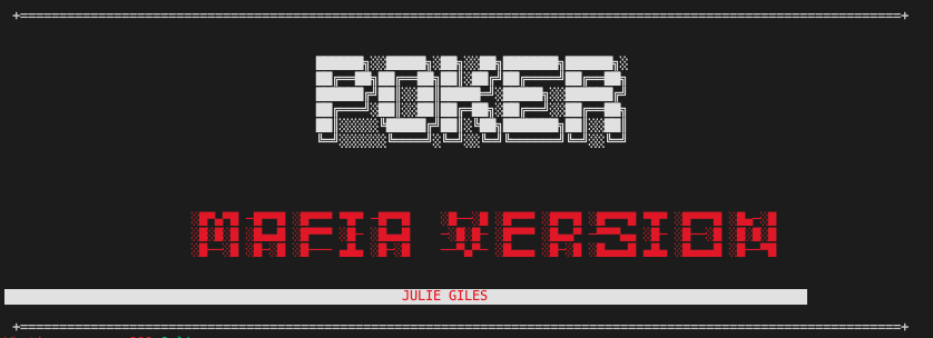Cutting it a bit close timing-wise 🙃 but I'm finally done with the #terminal #app using #ruby for the term 1 project at <a href="/CoderAcademy_au/">CoderAcademy_au</a> !! Learnt so much this term and looking forward to the next one 💗🧋 

#poker #codenewbies #learntocode #womenintech