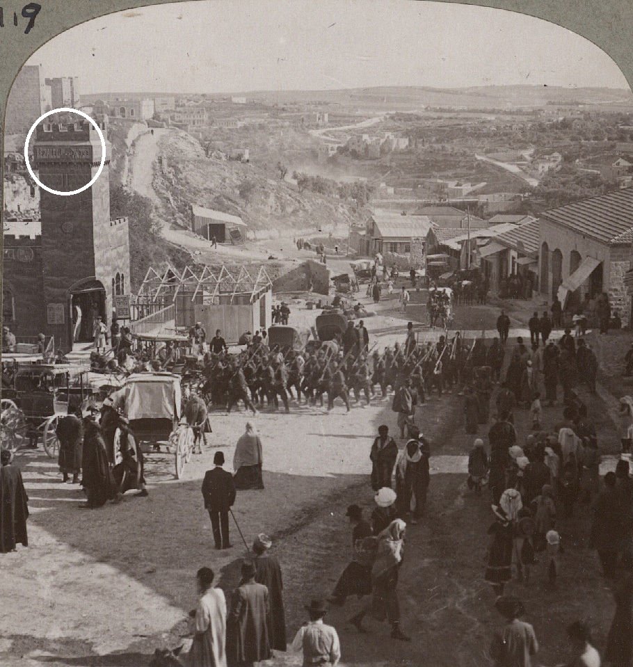 8/ As hard as it is for  @RTErdogan to fathom, here are pics of Turkey's surrender of  #Jerusalem in 1917.1: Turkish troops from area gathering in the Old City via Jaffa Gate before retreat.2: The actual surrender of the city . Turks had already bugged out.3: surrender letter.