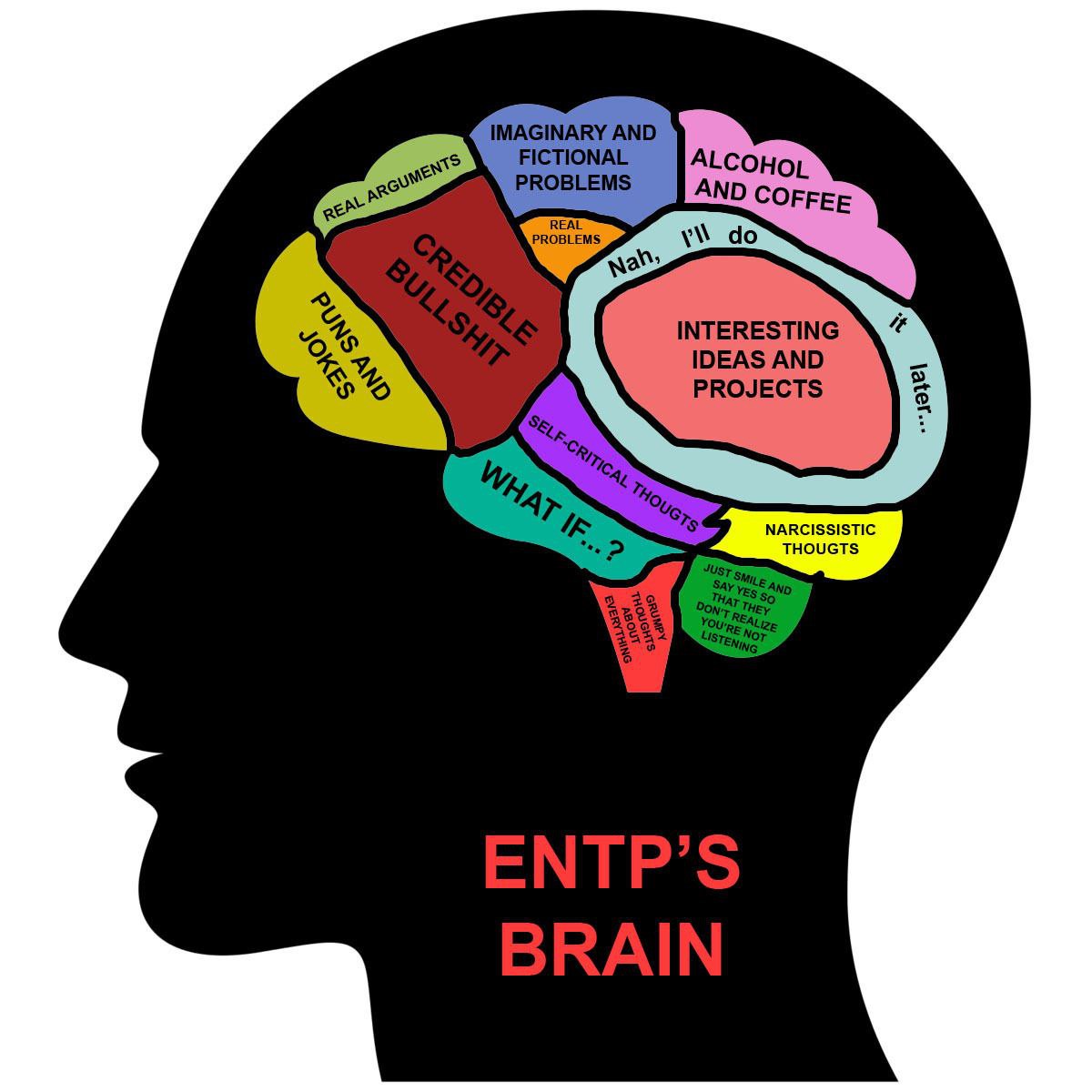 MBTI типы личности ENTP