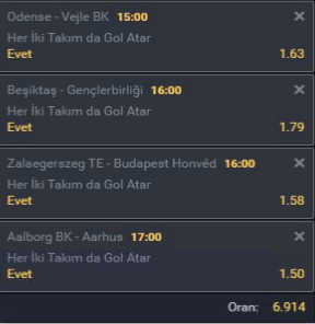 Herkese Merhaba ;
Pazar günü için 3 adet kupon oluşturdum. Şansımız daim olsun. Herkese Bol Şanslar.
#iddaa #bahis #pazar #futbol #Süperlig #Galatasaray #Beşiktaş #İstanbul #Türkiye #Sports #ArmandaSaklı #BugünGünlerdenGALATASARAY #BeşiktaşınMaçıVar   #KSMvGS #BJKvGB #takip #like