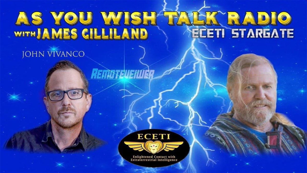 Latest show out now with James Gilliland and John Vivanco - Link  youtube.com/watch?v=4vsiLh… #ufo #et #aliens #remoteviewing #jamesgilliland #johnvivanco #news #consciousness