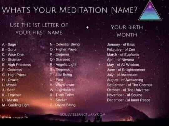 MennoRigterink's tweet image. Mijn meditatie naam is “Guiding light of  enlightenment“  en dat klinkt lekker. Klinklare onzin natuurlijk, maar op zo’n druilerige zondag heb ik toch niets te doen. Wat is jouw meditatie naam? #zondag