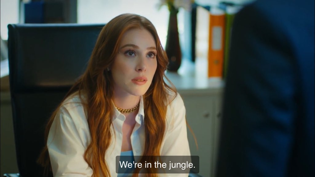  y’all I’m writing down these burns for my personal life. The jungle one killed me!! “we’re in the jungle. Nobody is safe. You, the least of all.”  #iyigündekötügünde  #elçinsangu  #ozandolunay