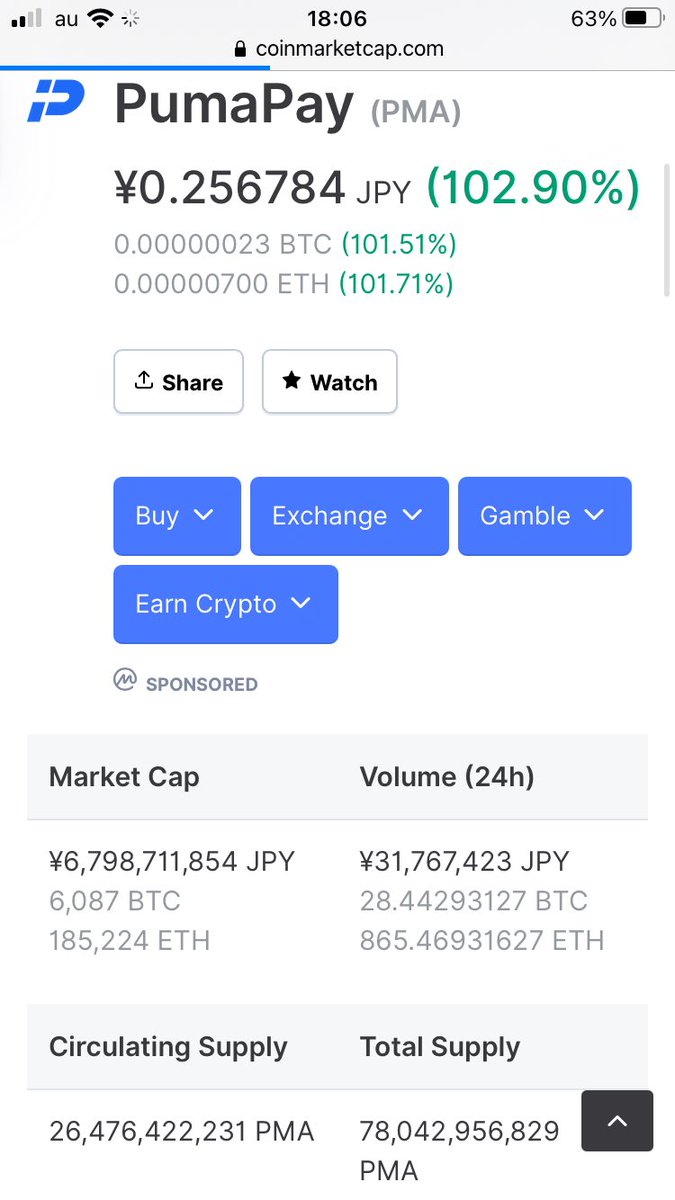 allisone712's tweet image. PumaPay is in 87th place. Where are you trading? OTC?

#pumapay
#PMA