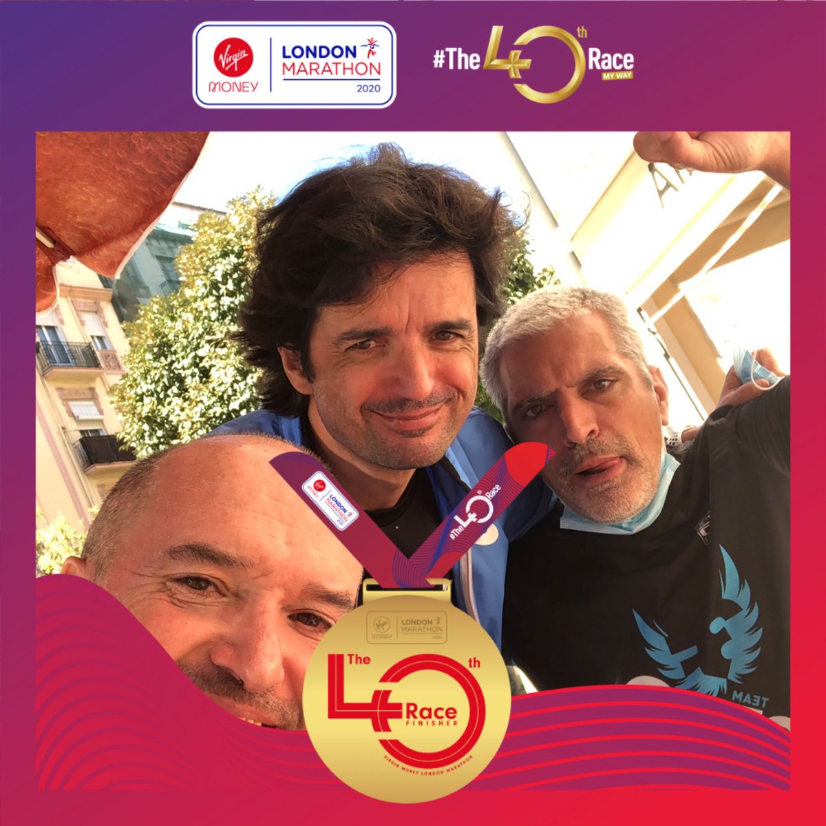 Doblete. Tras Boston hacen tres semanas, la tenemos !!! #Londonmarathon2020 #The40thRace