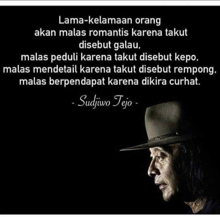 Dan kini, bedes2/bedeswati2 itu tak tahu beda antara BAPER (curhat, berkeluh kesah dll) dan BERPENDAPAT (beropini, bersikap dll$. Semua mrk sebut BAPER. Berpendapat jd malu. Sukses sudah otak2 di balik layar untuk melalui jempol bedes2/bedeswati membungkam orang2 berpendapat.