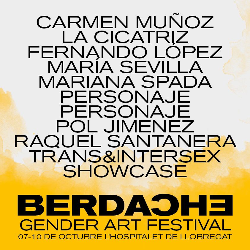 🎆 Nace <a href="/Berdachefest/">Berdache Festival</a> [Gender Art Festival], primer festival de artes visuales y escénicas con temática del género y la identidad. 
⚡⚡ Del 7 al 10 de octubre celebrará su primera edición en el Distrito Cultural de L'Hospitalet de Llobregat.  buff.ly/34j5UU5