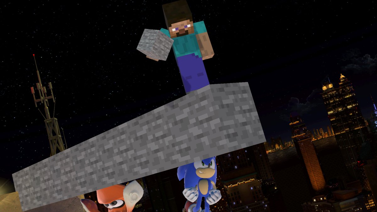 NintendoFrance's tweet image. Grâce aux blocs, vous pouvez bloquer des projectiles, vous enfuir d'une situation épineuse ou encore empêcher l'adversaire de revenir sur le stage ! #Minecraft #SmashBrosUltimate