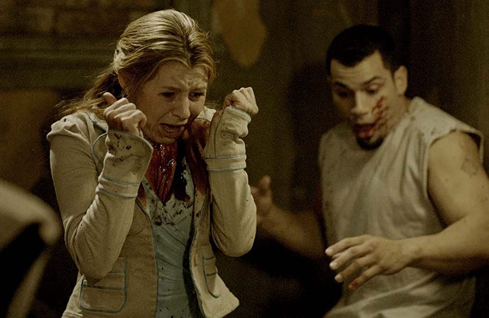 Day Two: Saw II (2005) dir. Darren Lynn Bousman"Officer Eric realizes that Jigsaw is back to playing his evil tricks of locking down people and gruesomely torturing them. Eric has to find a way to set his son and others free from Jigsaw's dungeon."