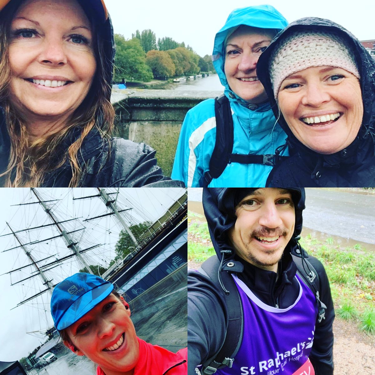 #London #landmarks here we come: from #HamptonCourt Bridge to #CuttySark our #TeamStRaphs are helping us spread the word.

Joshua says hi and is halfway. Amy smashed her first 10miles at midnight last night!!! It's going to be a #challenge to remember!

#londonmarathon #40thrace