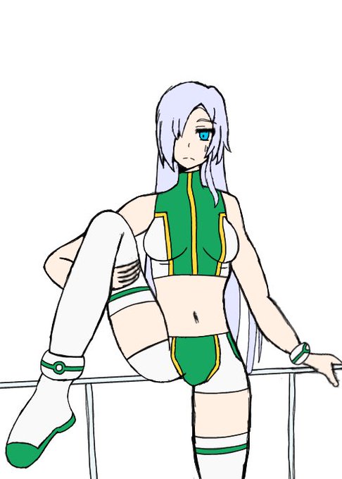 例のポーズに挑戦中のセスト 