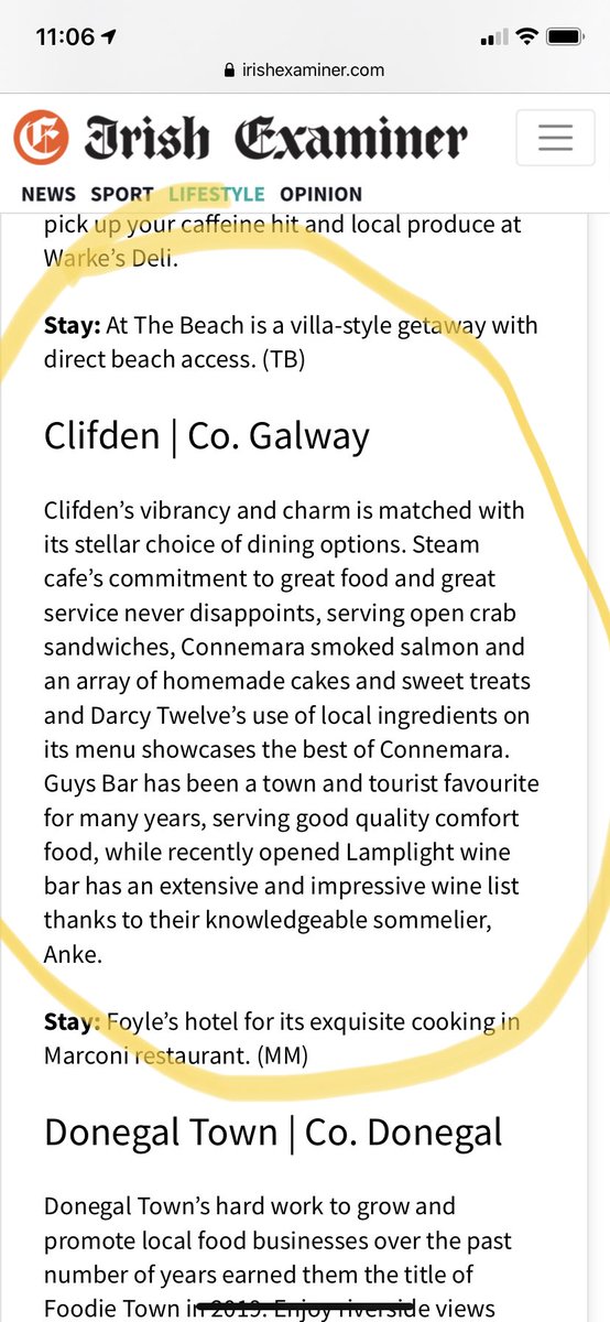 Thanks to ⁦<a href="/irishexaminer/">Irish Examiner</a>⁩ for the kind mention and such good company ⁦<a href="/FoylesH/">Foyles Hotel</a>⁩ <a href="/steam/">Steam</a> <a href="/lamplight/">BAYAKO-ばやこ-⭐️</a> @darcytwelve