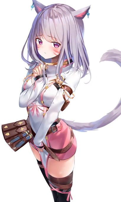 #FF14 ミコッテ x スカラヒーラー胴 