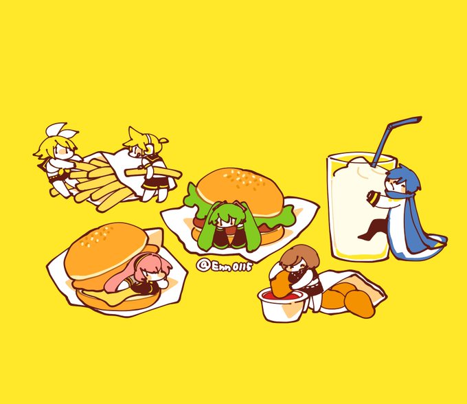 「ハンバーガー スカート」のTwitter画像/イラスト(古い順)