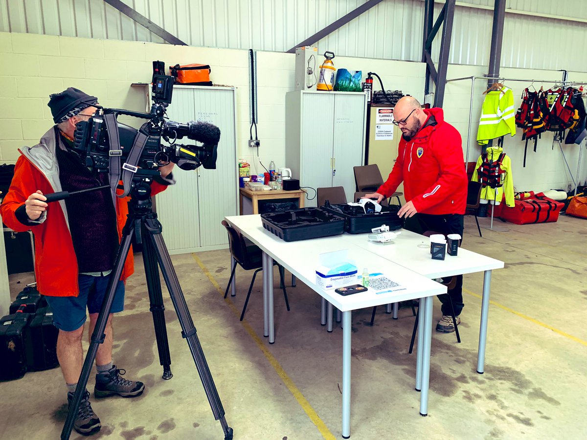 BBCLouisa's tweet photo. Filming with @WestMerciaSAR today for @bbcmtd ... they’re trying to set up a fund to help their volunteers who’re dealing with PTSD because of the work they do.. https://t.co/ppZPXPgDAY