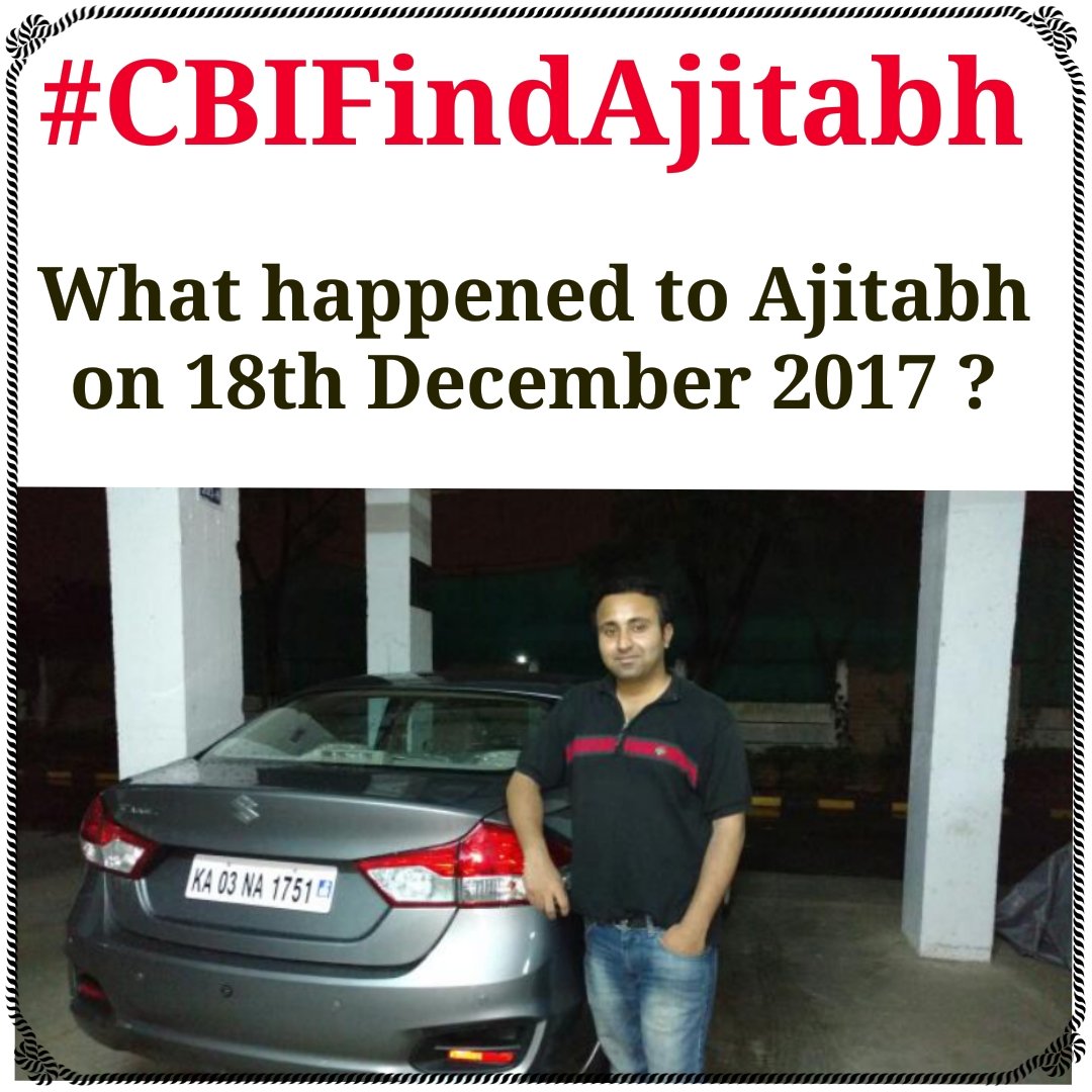PragyaS18122017's tweet photo. #AllEyesOnCBI
#cbifindajitabh https://t.co/Q3eSCIZiYK