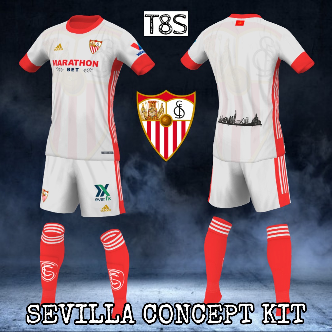 Twitter 上的Trick8s："SEVILLA FC ⚪ @SevillaFC Home &amp; Concept with @PESMasterSite DOWNLOAD: https://t.co/ErS9RkXy2I #eFootballPES2021 #kitmaker #kitfantasy #kitconcept #kit #Concept #fantasy #conceptkit #Sevilla #Adidas https://t.co