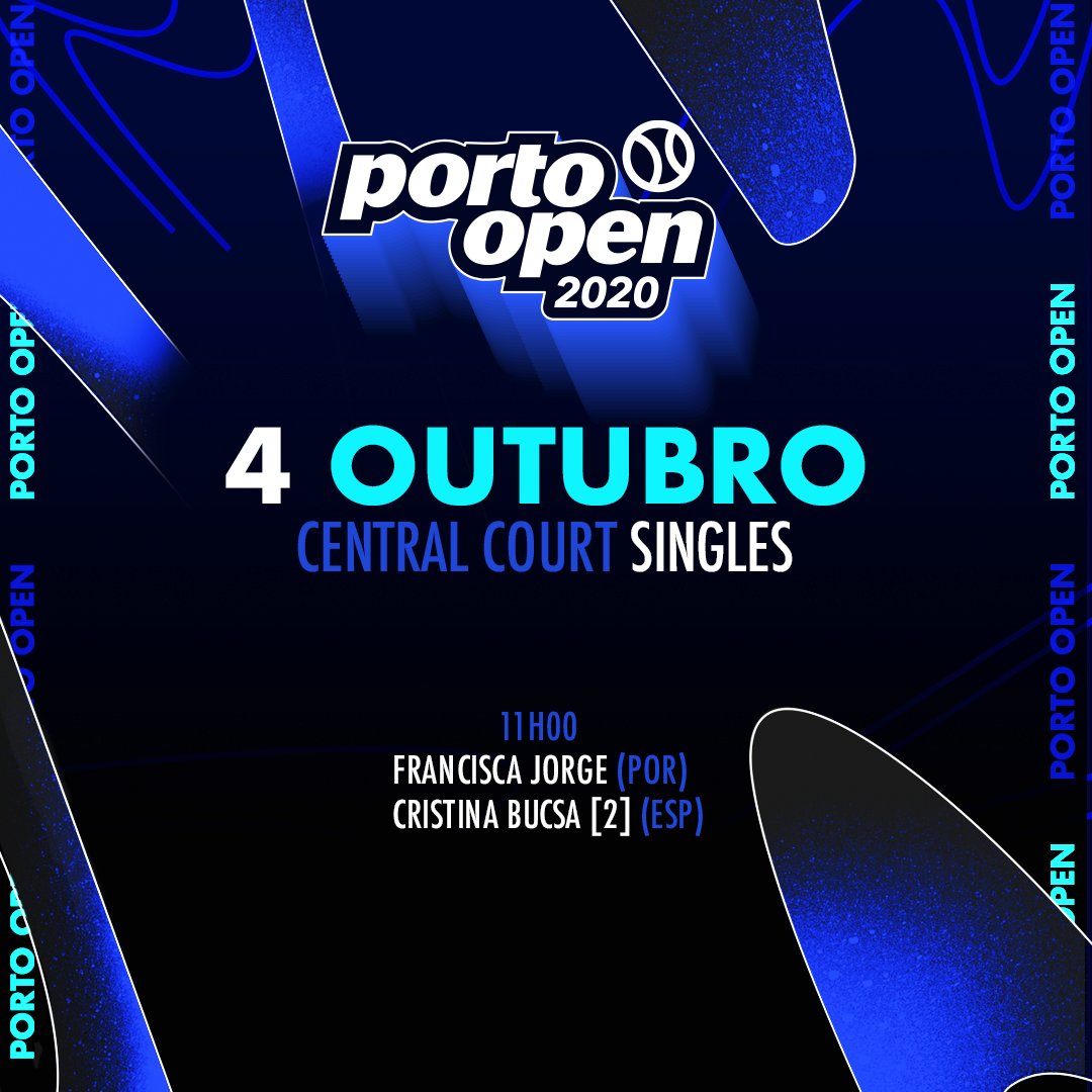 Francisca Jorge já entrou em court para disputar a meia-final diante de Cristina Bucsa, 2.ª cabeça-de-série e campeã do torneio em 2018.

📺 Acompanhe o confronto em direto, através da nossa página do Facebook.#PortoOpen #PortoOpen2020