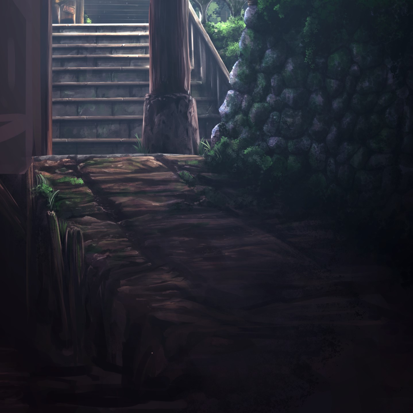 ふじたりあん 終わりが見えないので いま描いてる絵の一部分 今後は厚塗り背景絵師になりたいですね 途中絵 イラスト T Co Hdly8nxgof Twitter