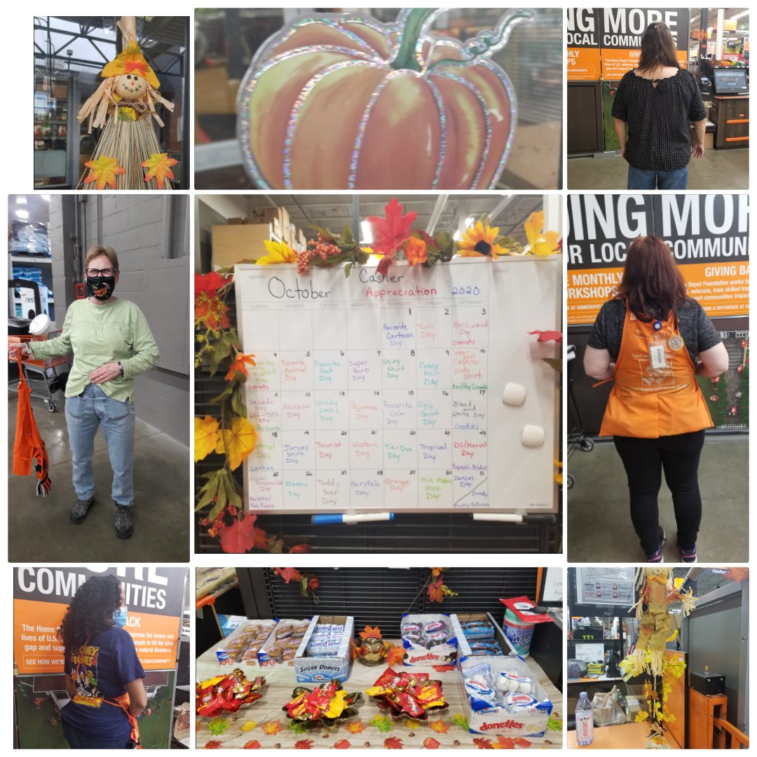 Elaine00548438's tweet photo. Cashier Appreciation @2511, fun times 2020 @AndraeSM2511 @BethTeague10 @OrrinBurkett @sherrell1071 @thd0063 https://t.co/lP86fEgeGS