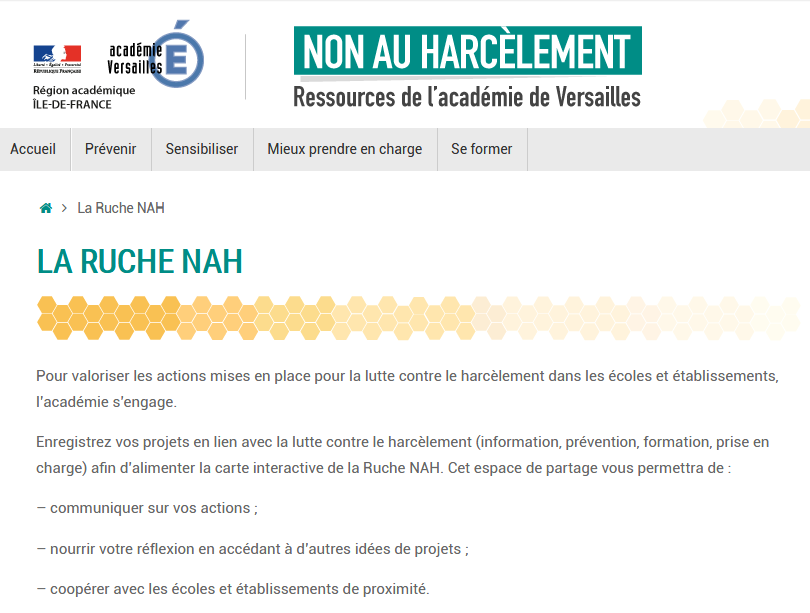 Jp_Flx's tweet photo. Écoles, collèges, lycées d'@acversailles participez à cette journée et inscrivez vous sur la #RucheNAH.
Apportez avec vos actions du miel pour rendre la vie de toutes et de tous plus douce!
5 novembre 2020 #NonAuHarcelement 
Saisir votre participation: https://t.co/qwYPPd7H7q https://t.co/TEXdOAdGU4