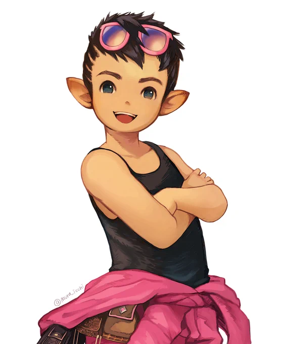 エオルゼアの人々  #FF14イラスト 