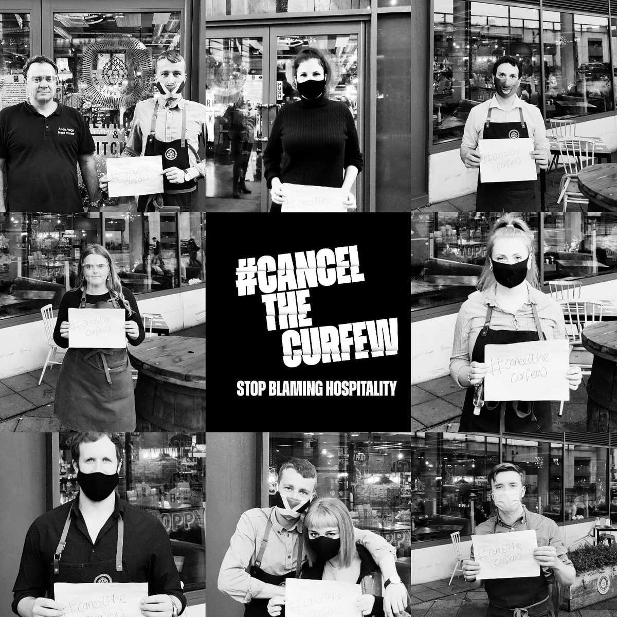 BKCheltenham's tweet photo. @AlexChalkChelt

#CancelTheCurfew
Stand with us.
Team B&amp;K Cheltenham 

https://t.co/vHthPJpqLP https://t.co/XGtf5DkZof