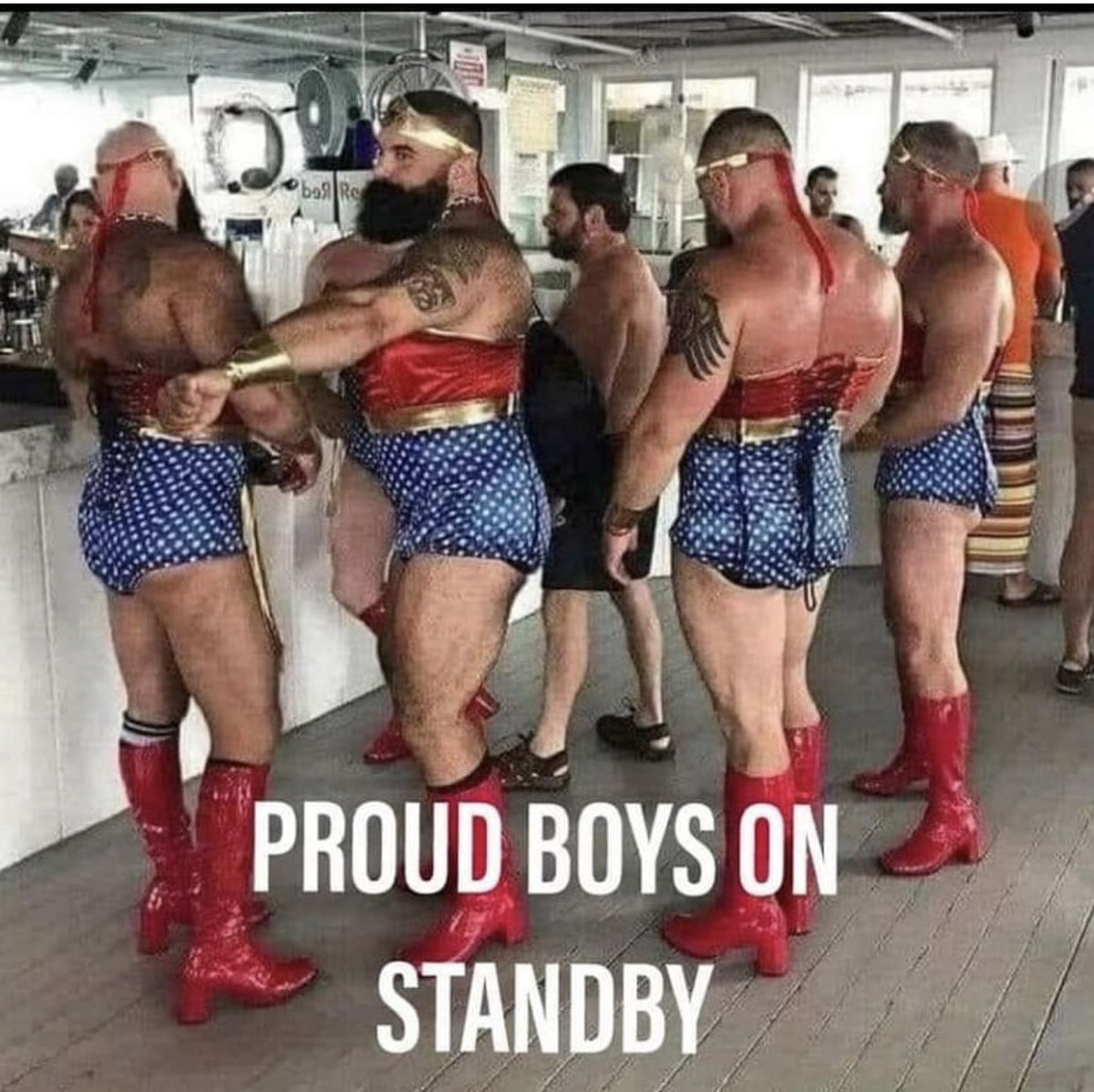 I’m so deliriously delighted that gay men gave hijacked the Proud Boys tag!This account is temporarily a proud boys stan account!I’m making a thread of this glorious event!Please share ALL the memes with me?   #ProudBoys