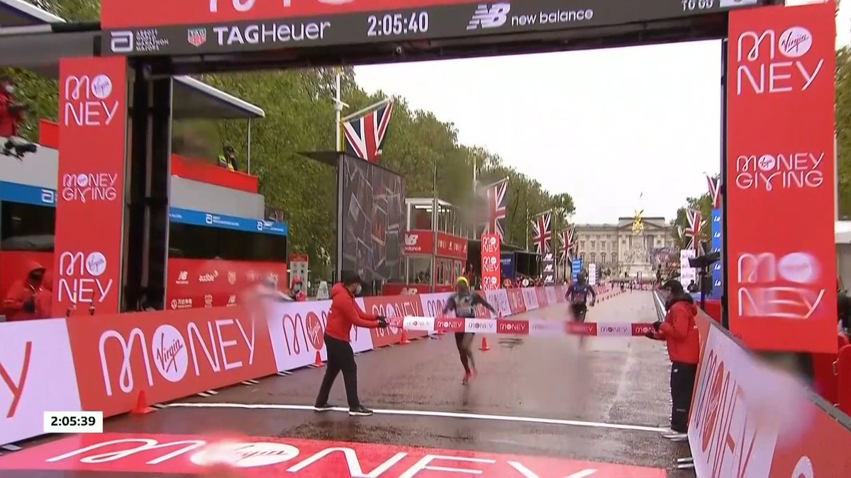 Jonathan Gault Ethiopia S Shura Kitata Outsprints Kenya S Vincent Kipchumba To Win The London Marathon By One Second 2 05 41 To 2 05 42 Eliud Kipchoge Is 8th In 2 06 49 His 10 Marathon Win