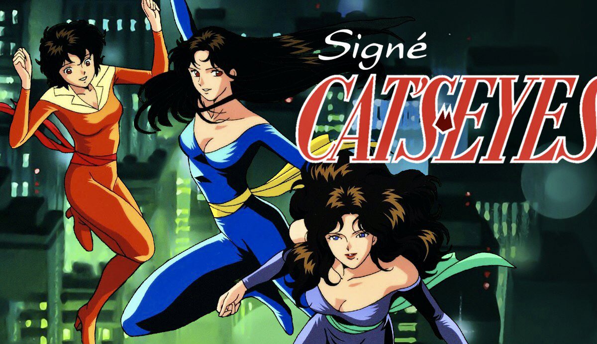 ABsolumentDo's tweet photo. Le dimanche soir était diffusé « Signé Cat’s Eyes » sur FR3. Suiviez-vous les aventures des sœurs Sylia, Tam et Alexia ? #CatsEyes #KyattsuAi #Amuse3 #Dimanchesoir https://t.co/TE0TQPo0hN