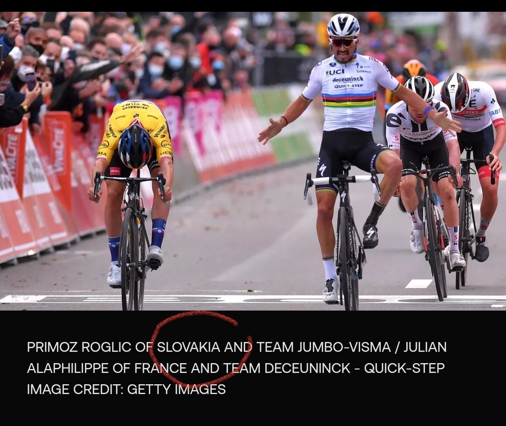 KuzaJack's tweet photo. Obviously, @Eurosport from South Africa does not know where Slovenia is and who @rogla  is... Or at least, how to use google... #Eurosport #negligentfail https://t.co/bffCqavZY5