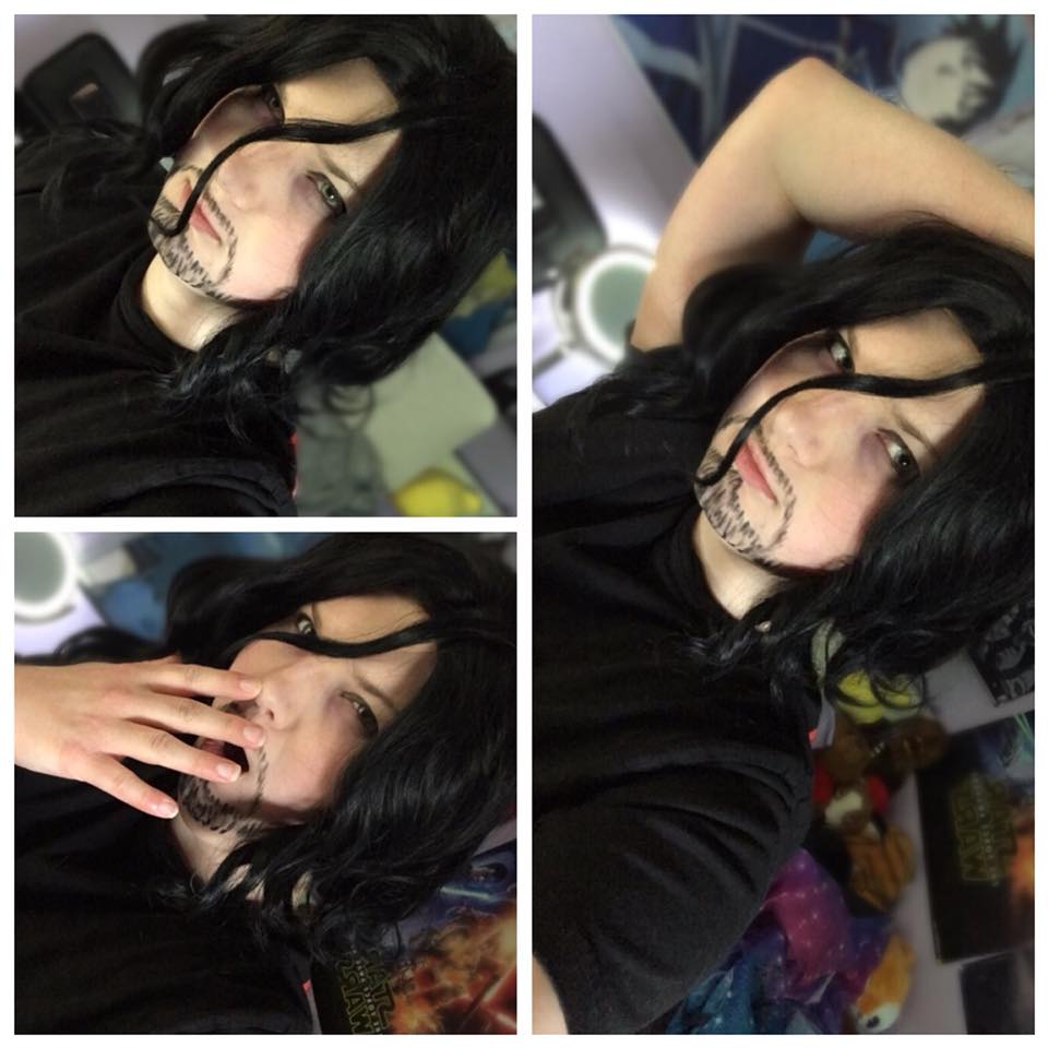 MmeTerraLupus's tweet photo. Day # 23 of the #shepropchallenge : Fave make up done
Idk really. I don't really do my makeup too different for each costume as makeup isn't my strong suit 😅 I guess my Aizawa test?? -shrug- lmao https://t.co/5guEsX32Rm