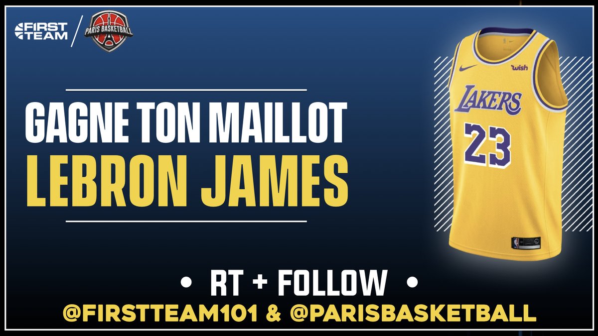FirstTeam101's tweet photo. 🏀 JEU-CONCOURS 🏀

A l'occasion des NBA Finals, on vous fait gagner le maillot de LeBron James ! 👑👑

➡️ Follow @FirstTeam101 et @parisbasketball
➡️ RT ce tweet

🚨 TAS A LA FIN DES FINALS 🚨 https://t.co/h8ekrcdYiN