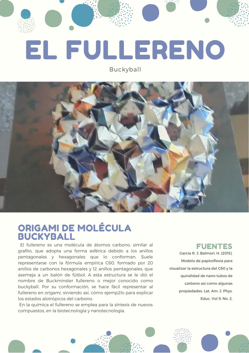 ExposicionP's tweet photo. Origami de moléculas - Docente: Betsabé Gonzalez https://t.co/eZUQWYtOGG