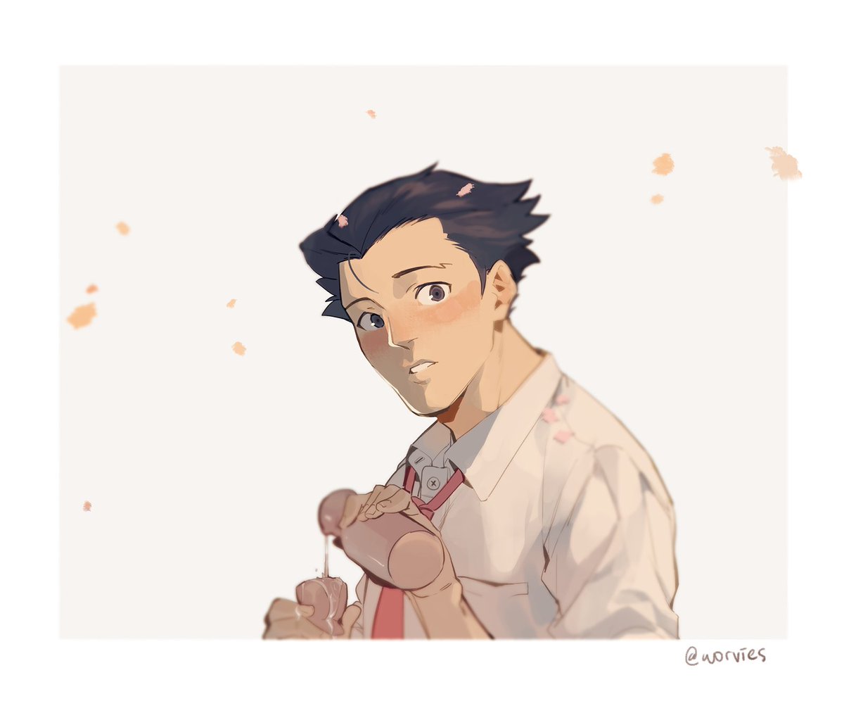 Worvies's tweet photo. Some illustration I made for a fanbook 🌸 https://t.co/cmkVkDglJP