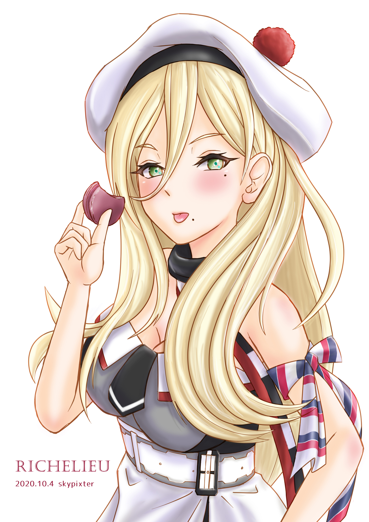 スカイピクスター Boothにて委託販売中 艦これ版深夜の真剣お絵描き60分一本勝負 艦これ版真剣お絵描き60分一本勝負 1004 リシュリュー Richelieu なあに 食べたいの T Co Qlamt9cs0p Twitter