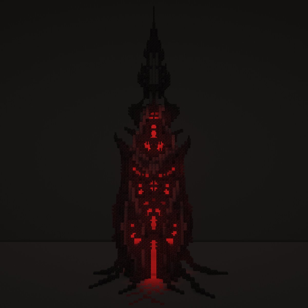 OneManBuilding's tweet image. Evil Tower #Minecraft #minecraft建築コミュ