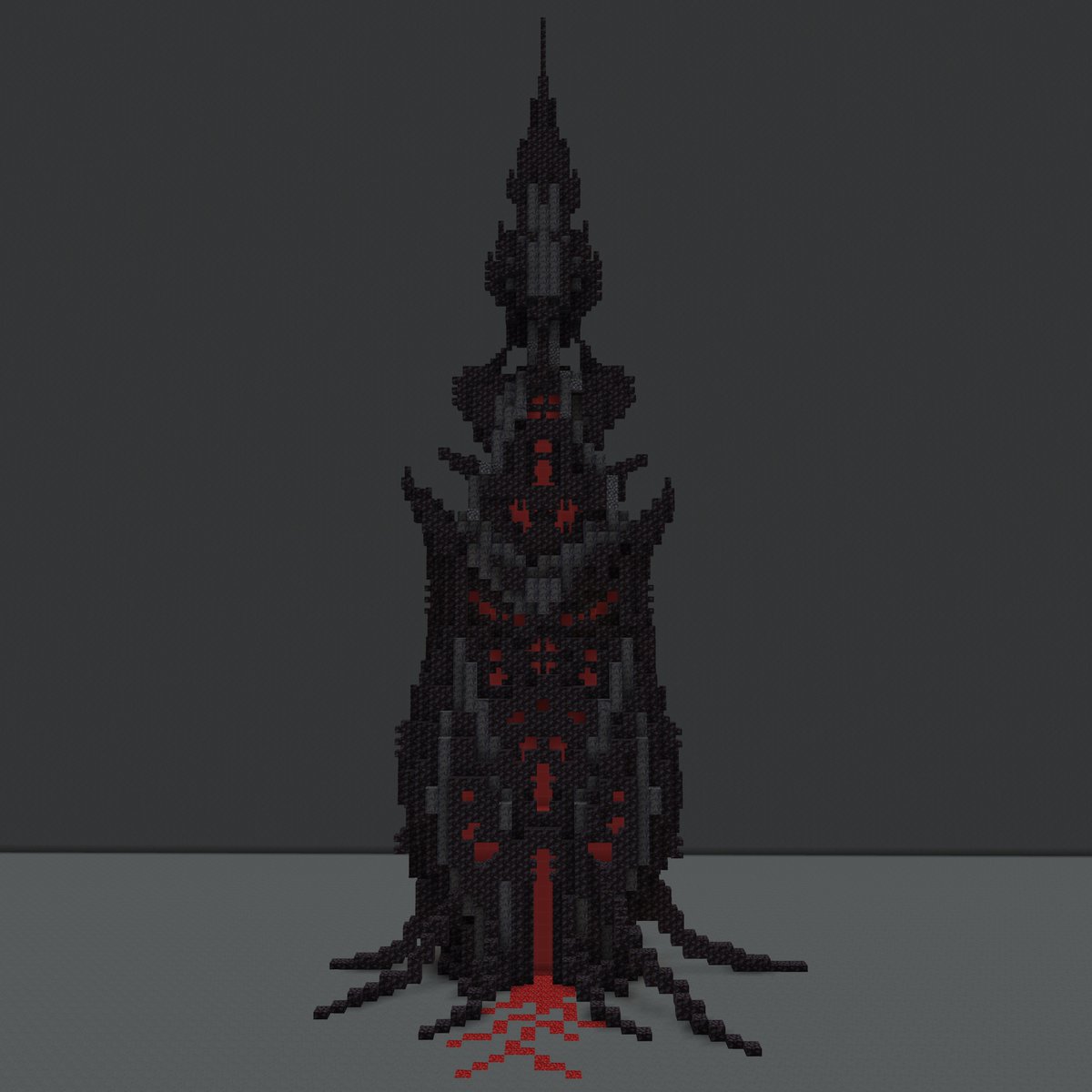 OneManBuilding's tweet image. Evil Tower #Minecraft #minecraft建築コミュ