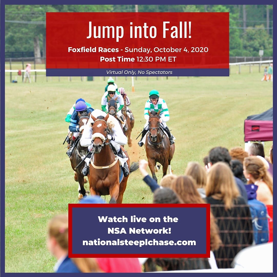 JumpingwithNSA's tweet photo. The live stream from the @foxfieldraces is on NOW! Are you watching?
https://t.co/m5OnmM0Yiy
#foxfieldraces
#steeplechase
#jumpintofall
#gojumpracing https://t.co/cwFbUNFhNk
