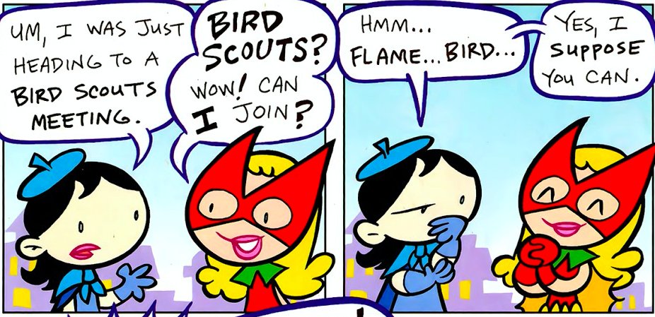 She first appears in Tiny Titans #13. Bette's adorable here!