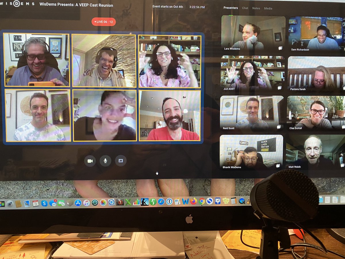 Rehearsing for today’s #VeepReunion! <a href="/wisdems/">Wisconsin Democrats</a>. You can donate ANY amount!

RSVP now: wisdems.org/veep